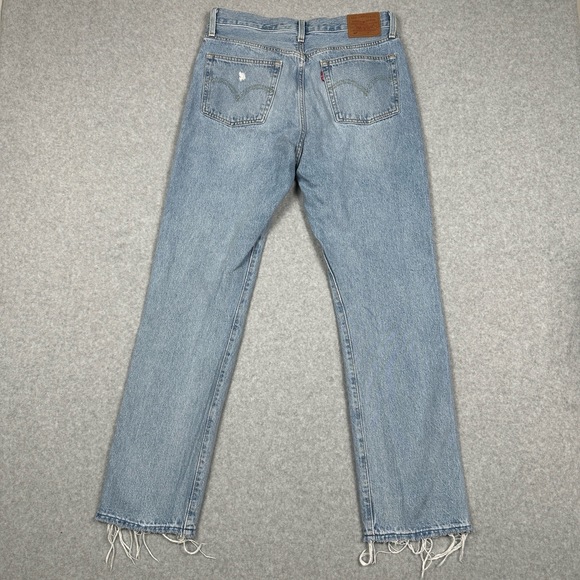 Levi's Light Blue Distressed Women's Jeans - Picture 11 of 14